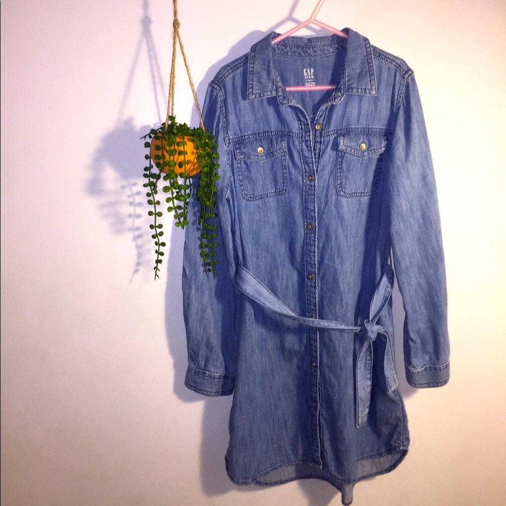 GAP denim dress, medium